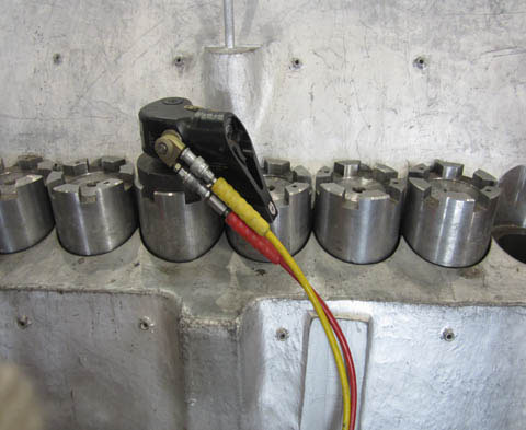 驱动式液压扭矩扳手用于火力发电机组螺栓拆卸