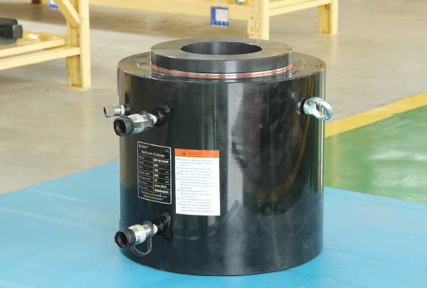 双作用中空柱塞液压千斤顶配套电动泵